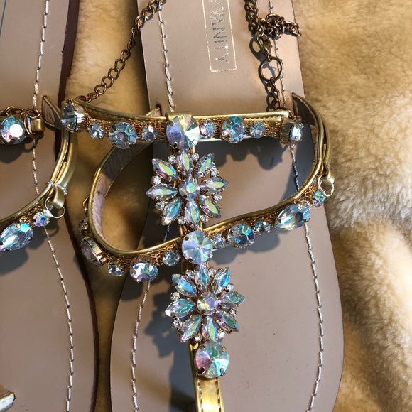 Lily vanity sandals with crystals - Picture 5 of 6